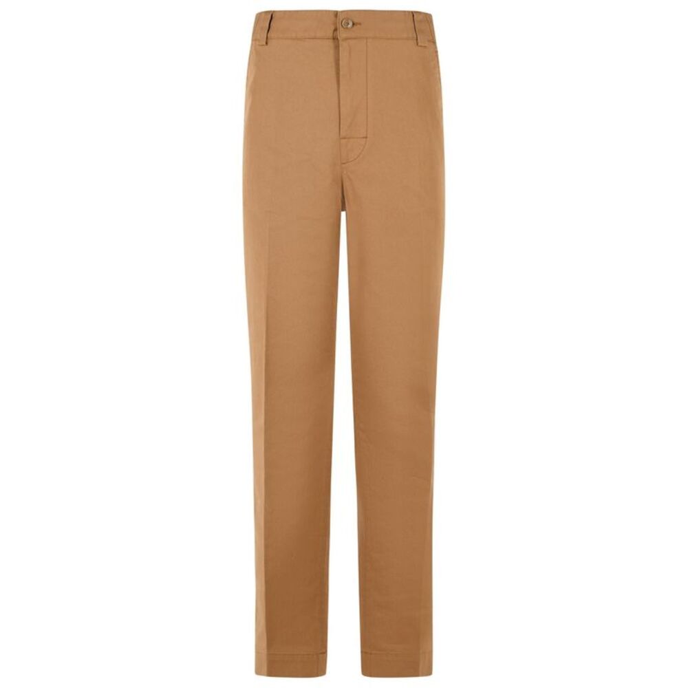 Moncler Brown Stretch Cotton Pants Men
